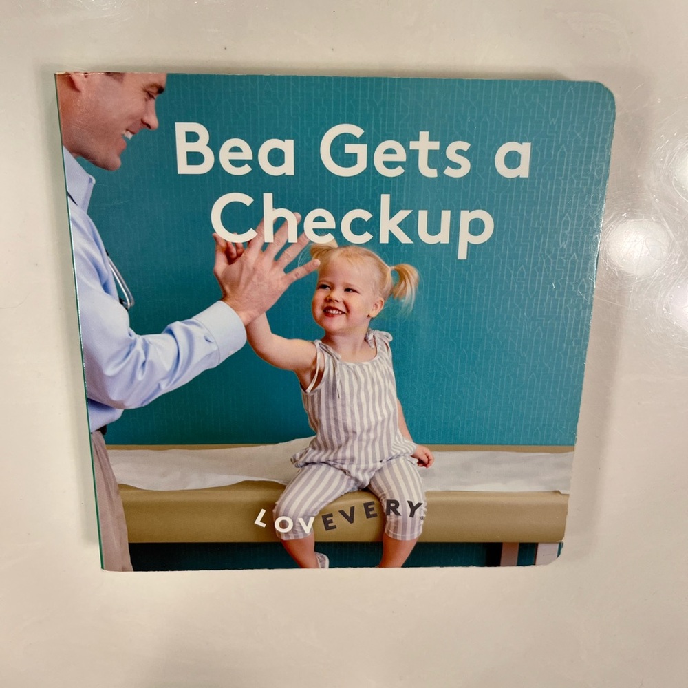 Lovevery 'Bea Gets a Checkup' Kids Learning Book - Blue